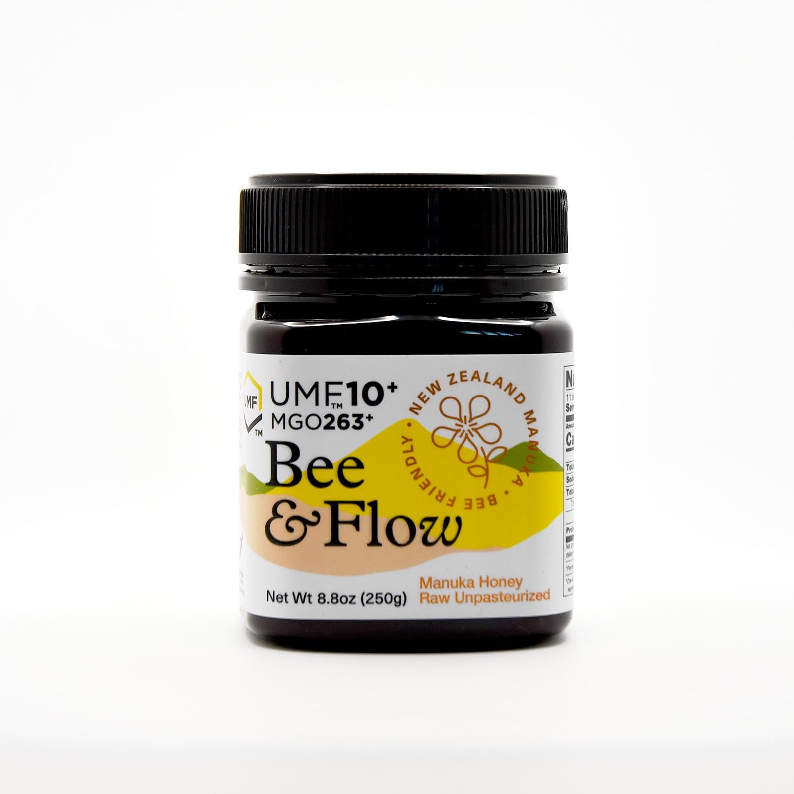 Egmont Honey Raw Manuka Honey - UMF 10+, MGO 263+ - 17.6 Oz (500g) Jar